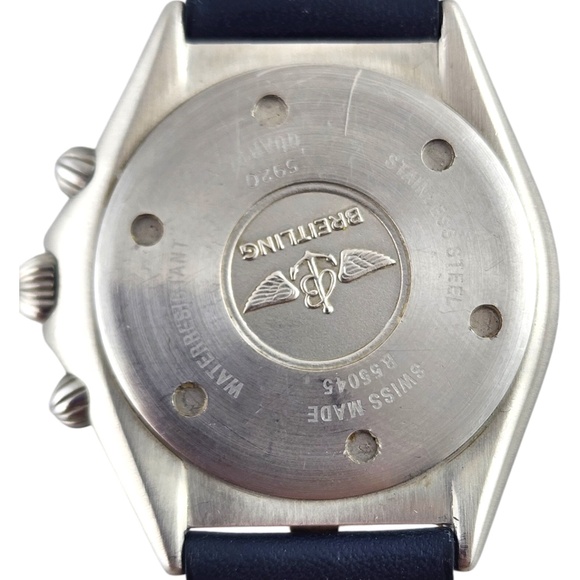 Breitling Windrider Chrono Sextant Watch B55045 White Dial Quartz #19098 - Picture 8 of 11